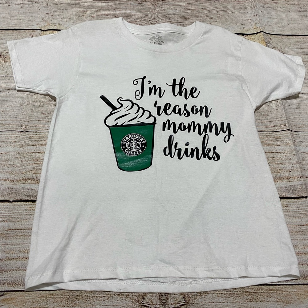 3/$20 I’m the reason Mommy drinks kids shirt
